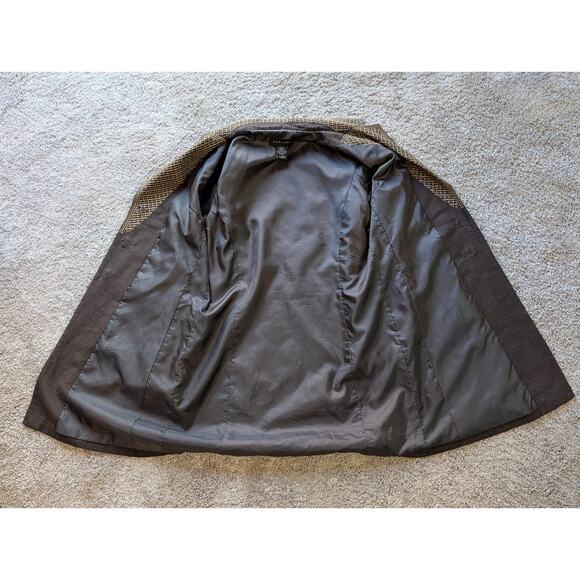 VTG Silkland S Women 100% Silk Brown Floral Jacket Embroidered Collared Lined - Picture 9 of 15